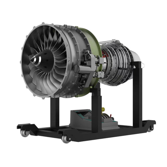 Turbofan Engine Model Kit that Works - Build Your Own Turbofan Engine - TECHING 1/10 Full Metal Dual-Spool Turbofan Engine Aircraft Jet Engine Model 1000+Pcs