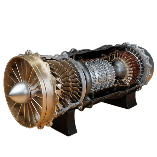 SKYMECH 1/20 Turbofan Engine Model Kit - Build Your Own Turbofan Engine that Works - WS-15 DIY Turbofan Frighter Engine 150+Pcs